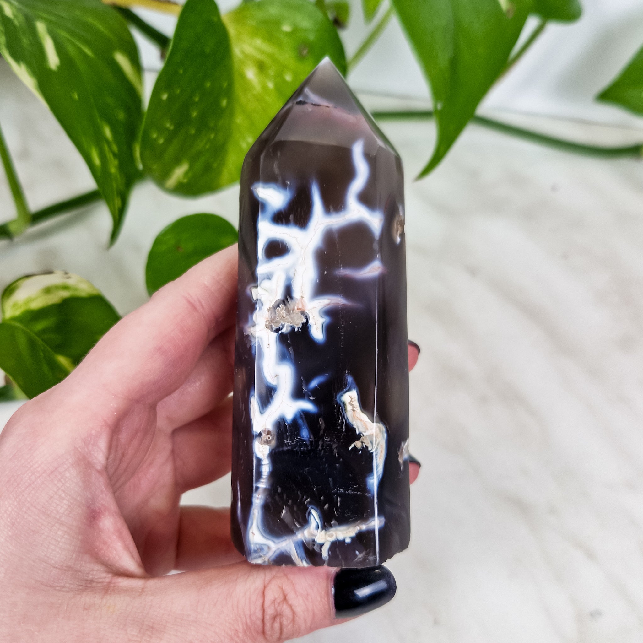 Orca Agate Tower (B-grade)