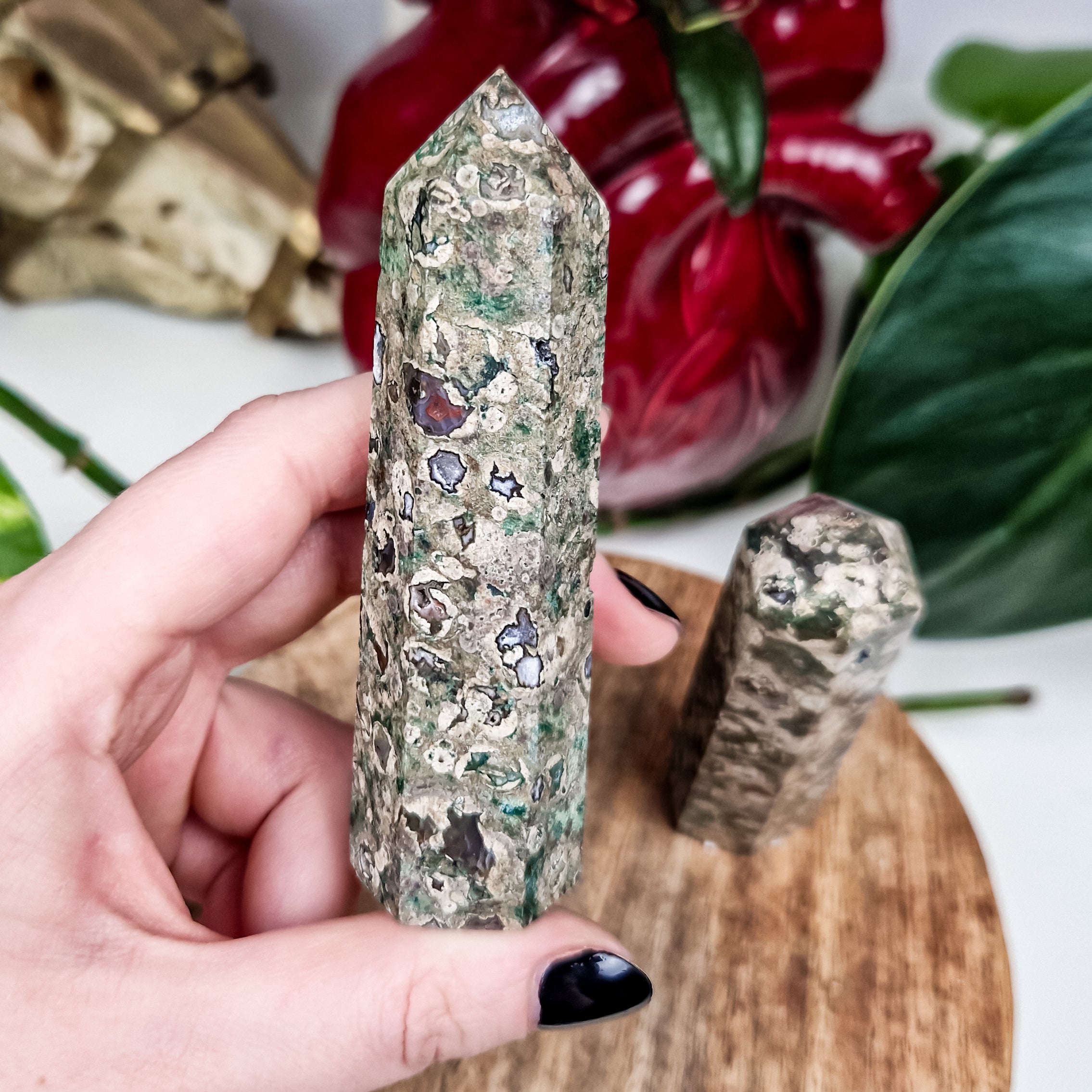 Russischer Blumenachat Turm