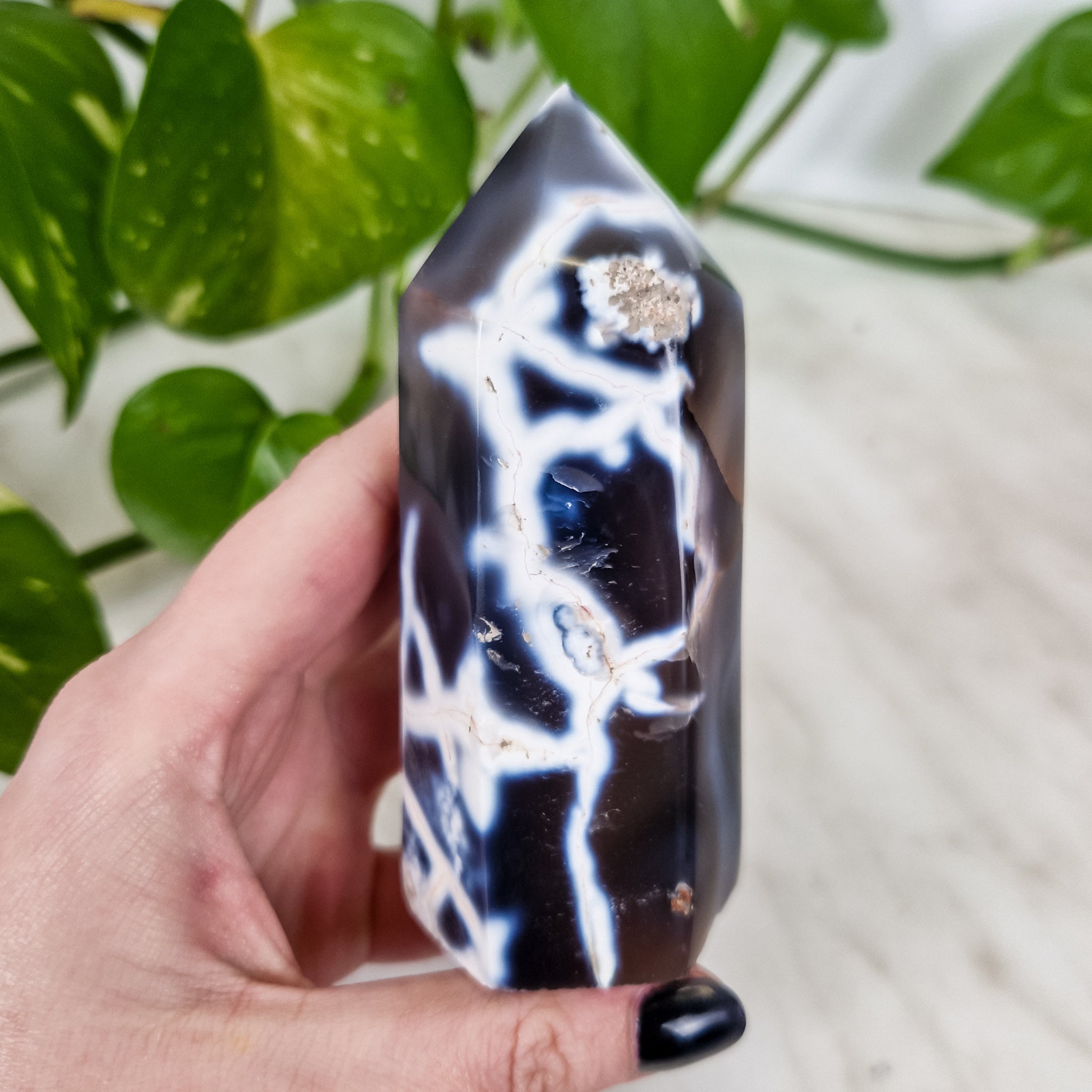 Orca Agate Tower (B-grade)